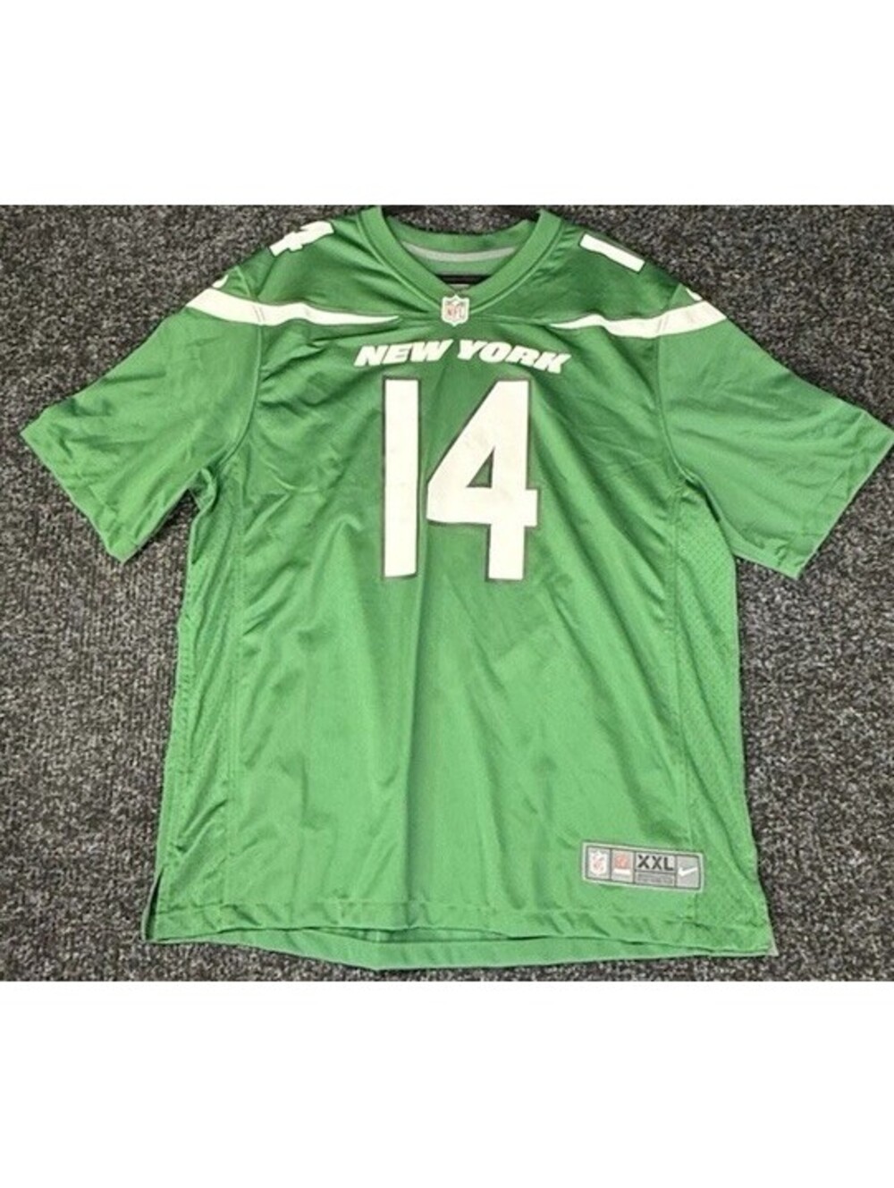 Nike NFL New York Jets Sam Darnold #14 On Field Jersey Green/White XXL